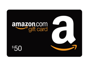 Photo of Amazon gift card.